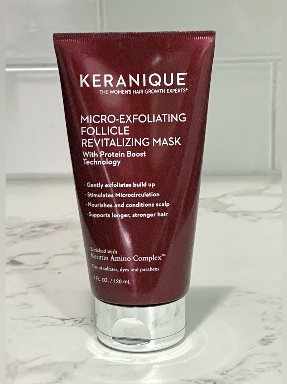 Keranique micro-exfoliating mask with protein boost 4 oz
